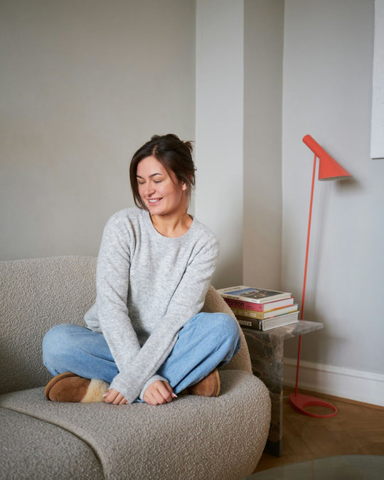 Neo Noir Dina Soft Knit Blouse light gray melang