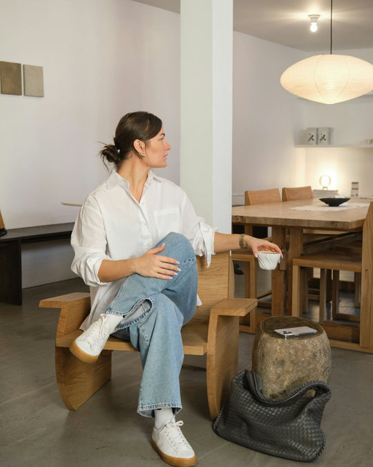 Neo Noir Dalma C Poplin Shirt white