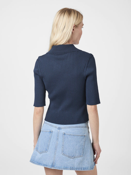 Neo Noir Balidira Knit Polo navy