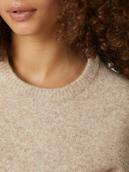 Neo Noir Asha Knit Tee sand melange