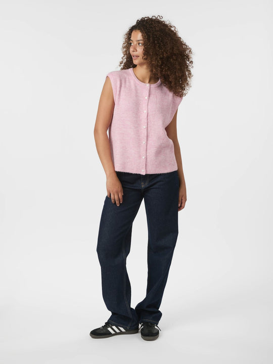 Neo Noir Everest Knit Vest Light Pink