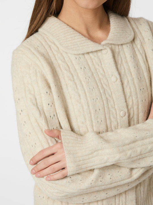 Neo Noir Emelie Cardigan Ivory