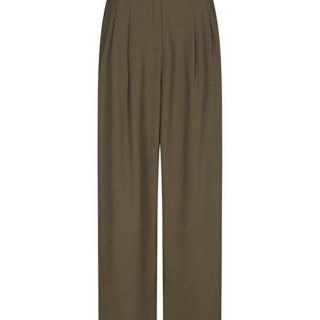 Neo Noir Zoba Crepe Pants Khaki