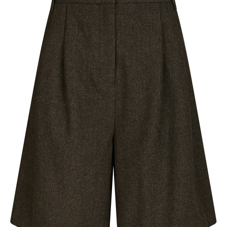 Pre-order uge 2. Neo Noir Nika Mini check Shorts Brown Melange