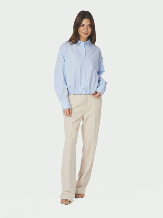 Neo Noir Emmana C Poplin Shirt Light Blue