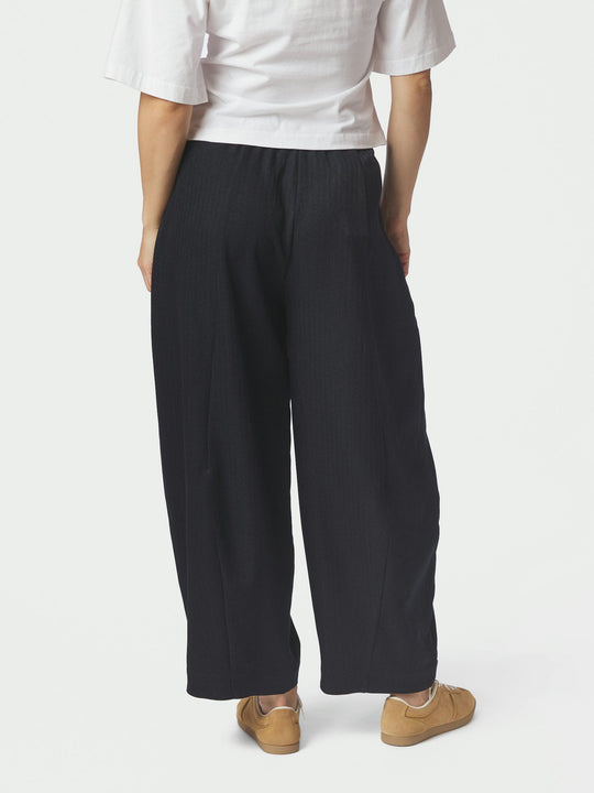 Neo Noir Eveline Pinstripe Pants Navy