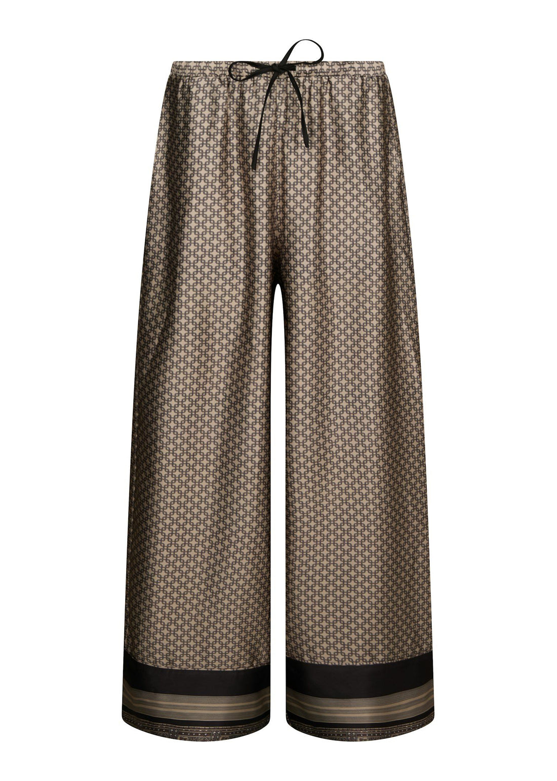 Neo Noir Sora Pattern Pants Beige