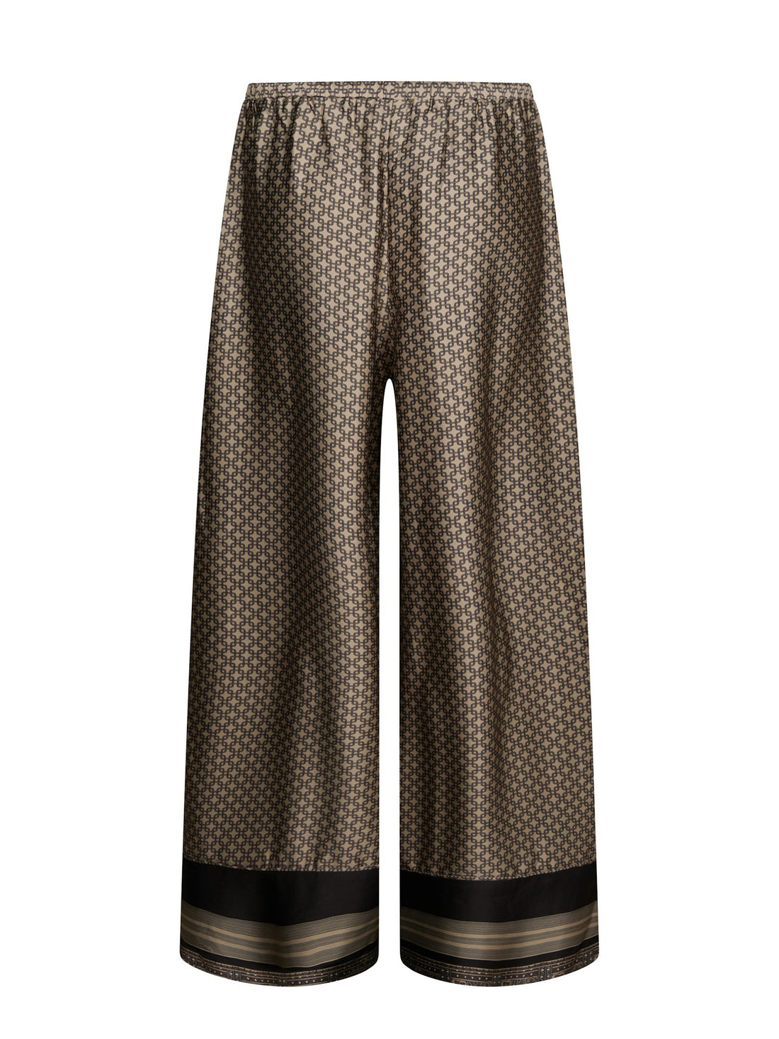 Neo Noir Sora Pattern Pants Beige