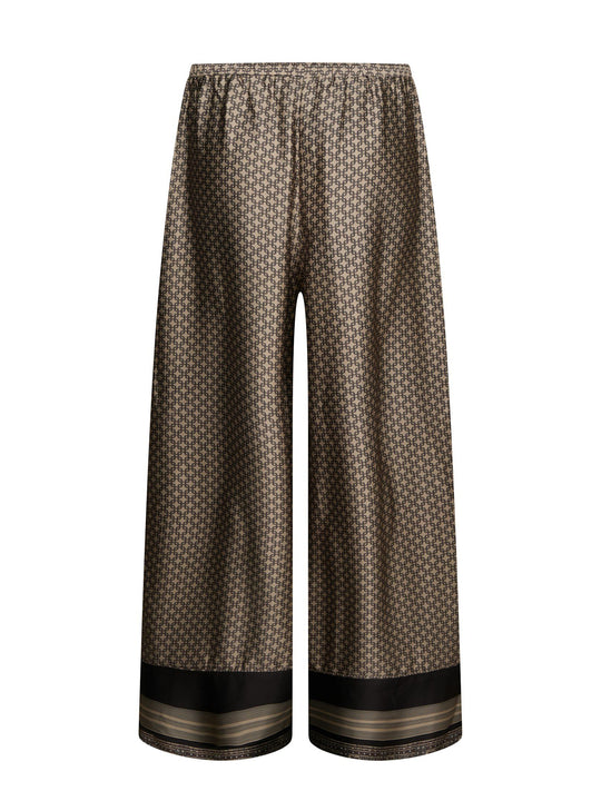 Neo Noir Sora Pattern Pants Beige