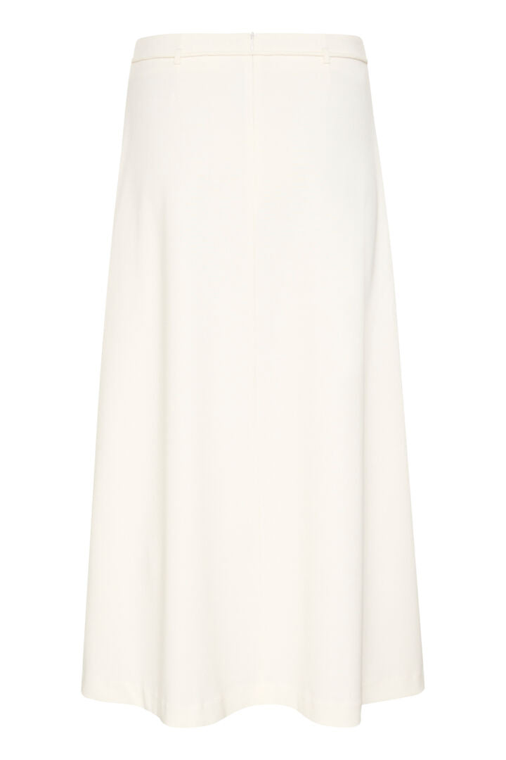 Soaked SLMalika Midi Skirt Broken White