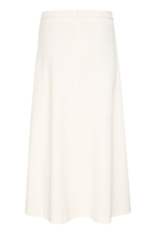 Soaked SLMalika Midi Skirt Broken White
