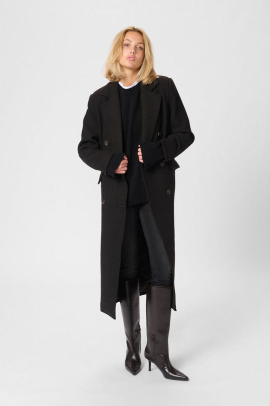 My Essential Wardrobe FrannieMW Coat Espresso Melange
