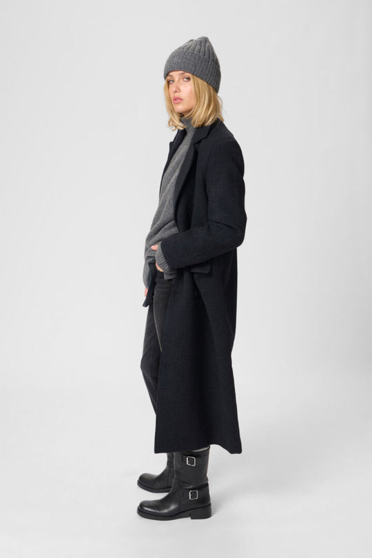 My Essential Wardrobe FrannieMW Coat After Midnight Melange