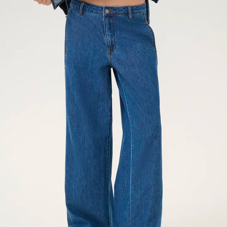 My Essential Wardrobe Jeans Wide MWHilma 171 Medium Blue Wash
