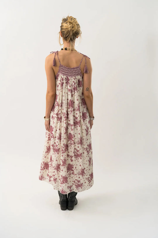 Lollys Laundry AngoLL Maxi Dress SL 74 flower print