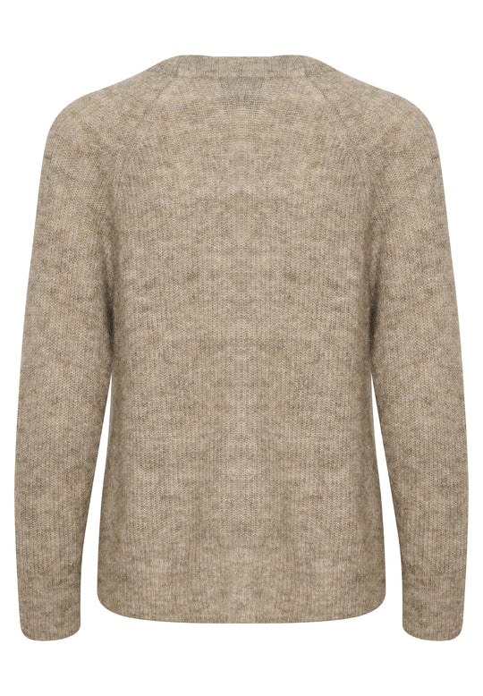 My Essential Wardrobe The Knit Cardigan Dune Melange