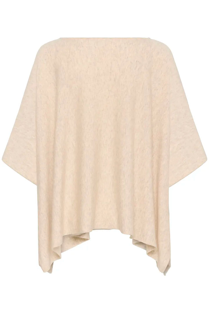 Part Two TilannaPW PO Poncho Natural Melange