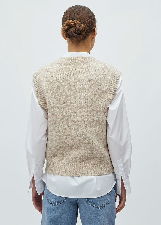 MbyM Allia-M vest Oaty Melange