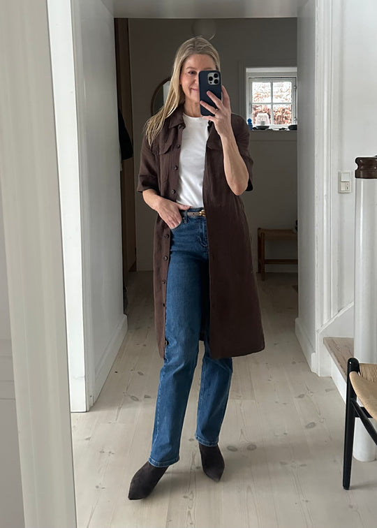 Part Two RailiPW Dress Bracken (brun)