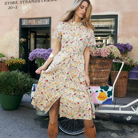 Lollys Laundry BlakeLL Midi Dress SS Flower Print