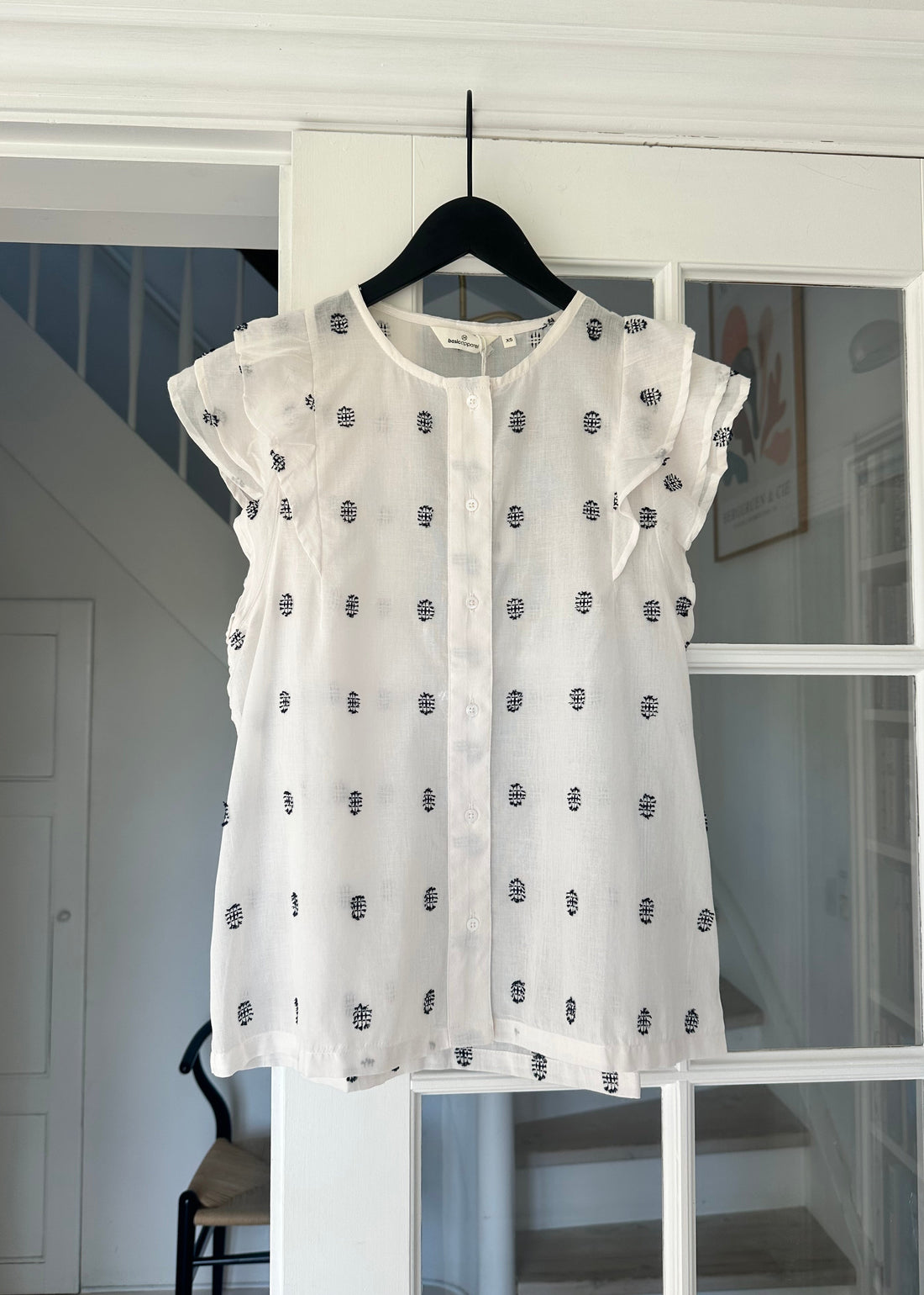 Basic Apparel Ada Shirt whisper white / Sky captain