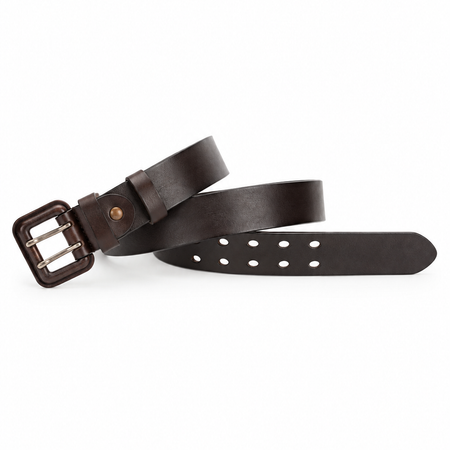 Plissé Copenhagen Boshan Bælte Dark Brown