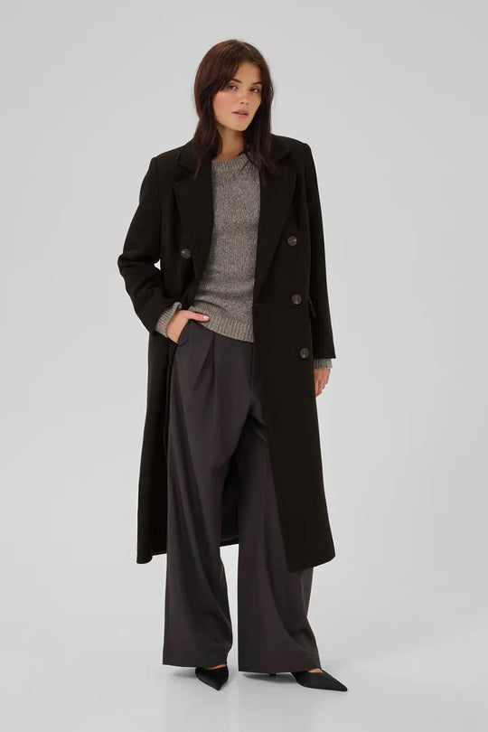 My Essential Wardrobe FrannieMW Coat Espresso Melange