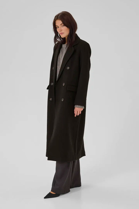 My Essential Wardrobe FrannieMW Coat Espresso Melange