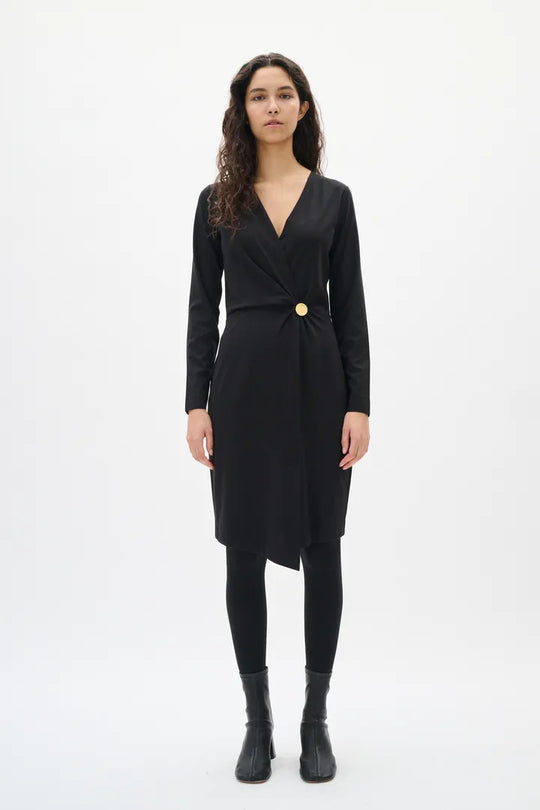 InWear KaseyIW fake wrap dress black