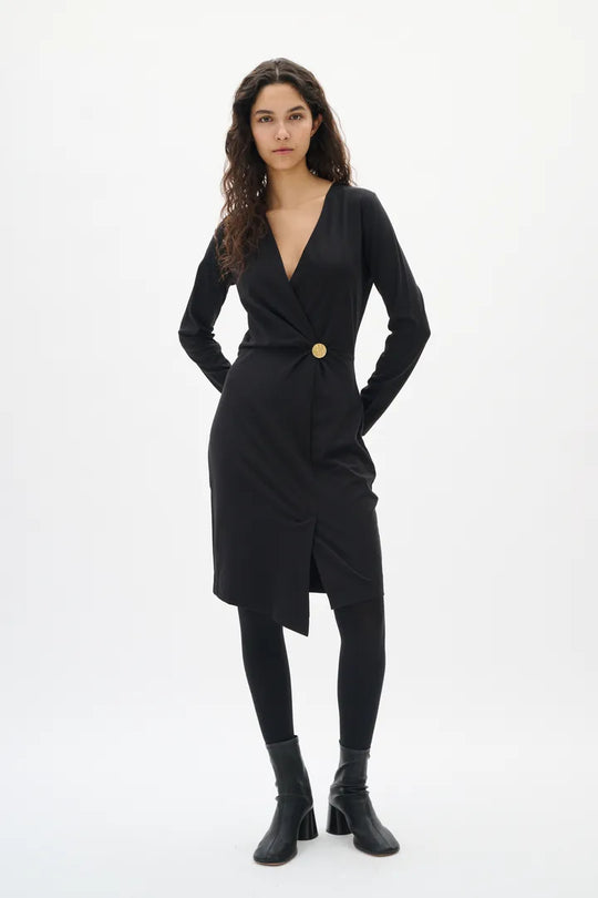 InWear KaseyIW fake wrap dress black