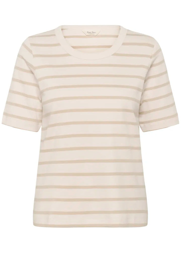 Part Two RatanaPW T-shirt French Oak Stripe
