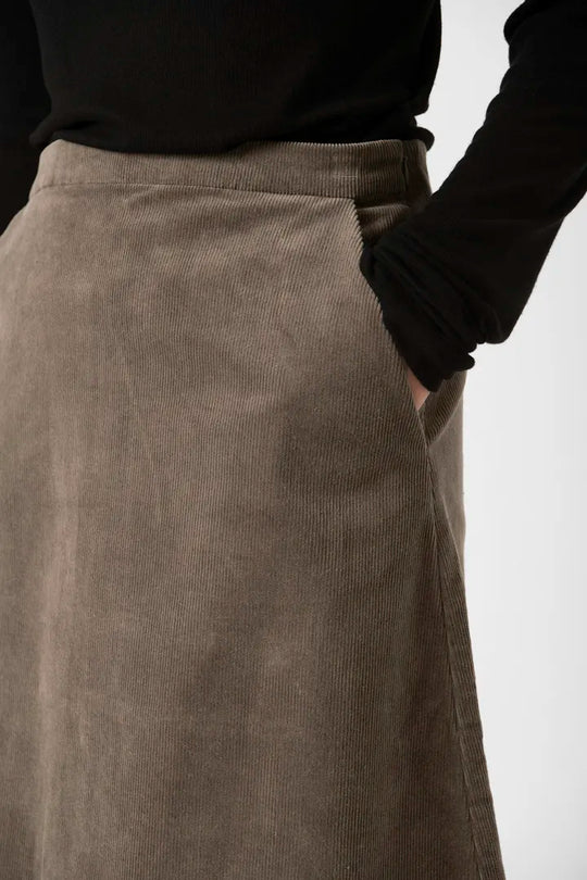 Soaked SLHelle Aline Skirt Morel