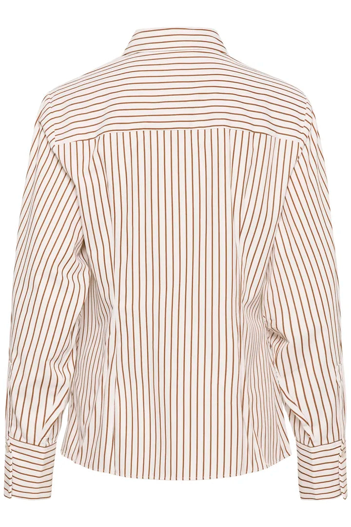 Karen by Simonsen KBElmira Shirt Cinnamon Stripe