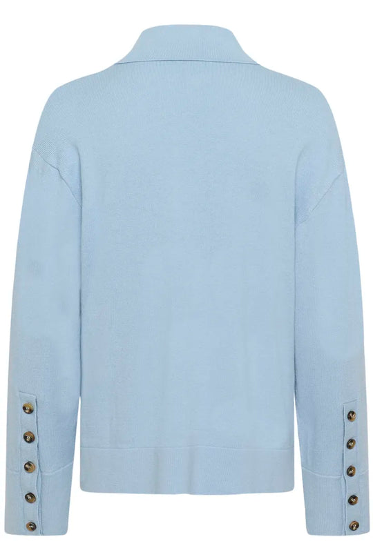 Soaked SLSanja Polo Pullover Powder Blue