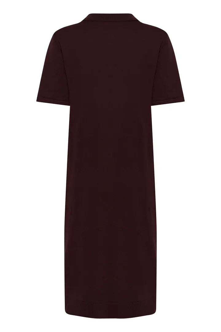 Saint Tropez MilaSZ Polo SS Dress Chocolate Plum