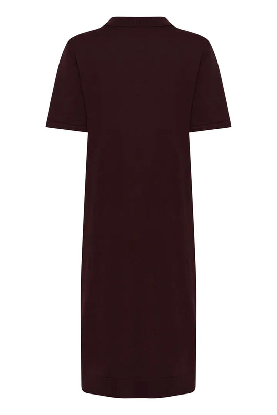 Saint Tropez MilaSZ Polo SS Dress Chocolate Plum