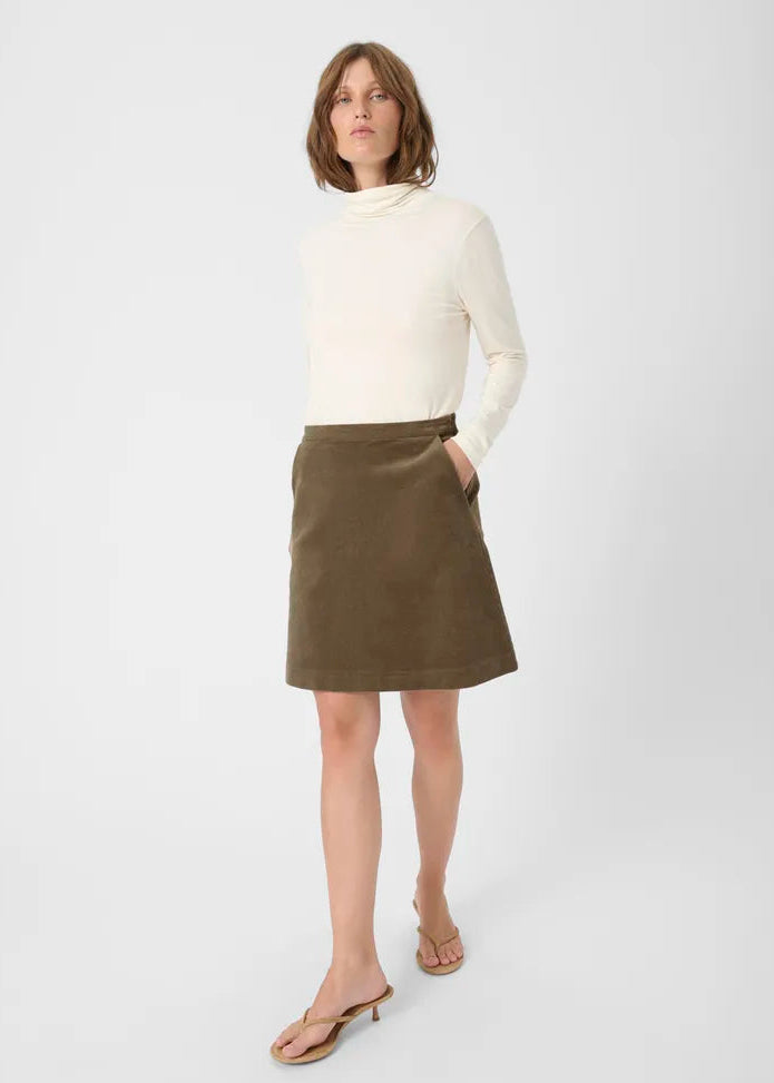 Soaked SLHelle Aline Skirt Morel