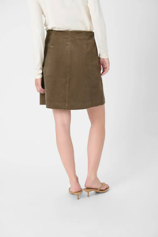 Soaked SLHelle Aline Skirt Morel