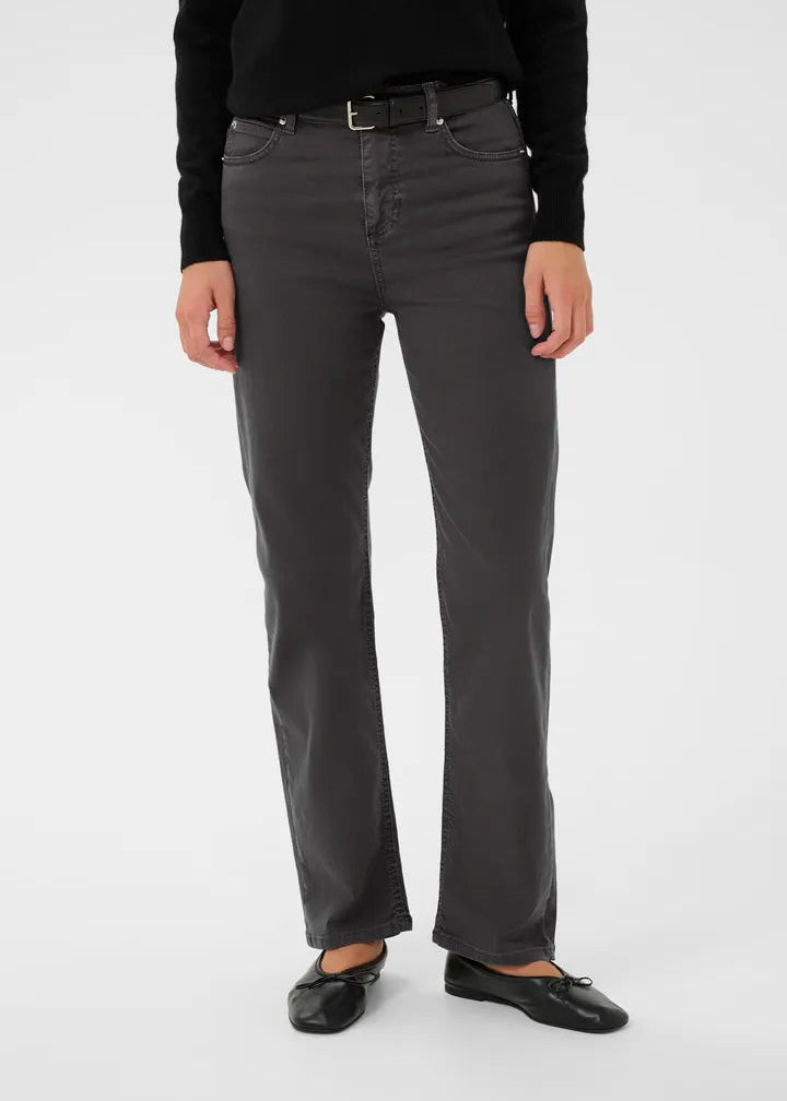 InWear Carlinaiw straight jeans black oyster (grå)
