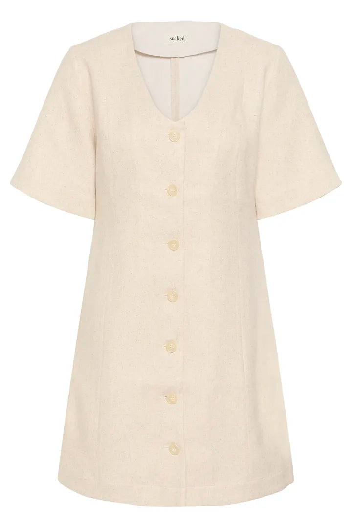 Soaked SLSambesi Dress Oatmeal
