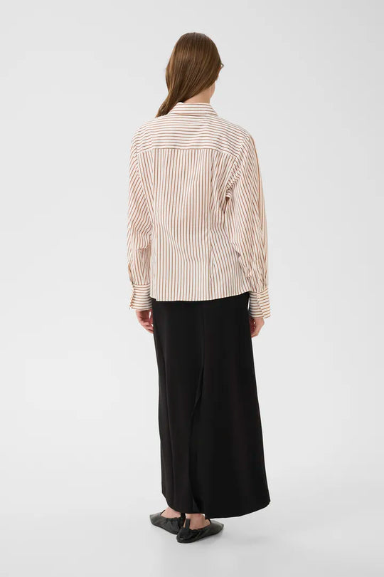 Karen by Simonsen KBElmira Shirt Cinnamon Stripe