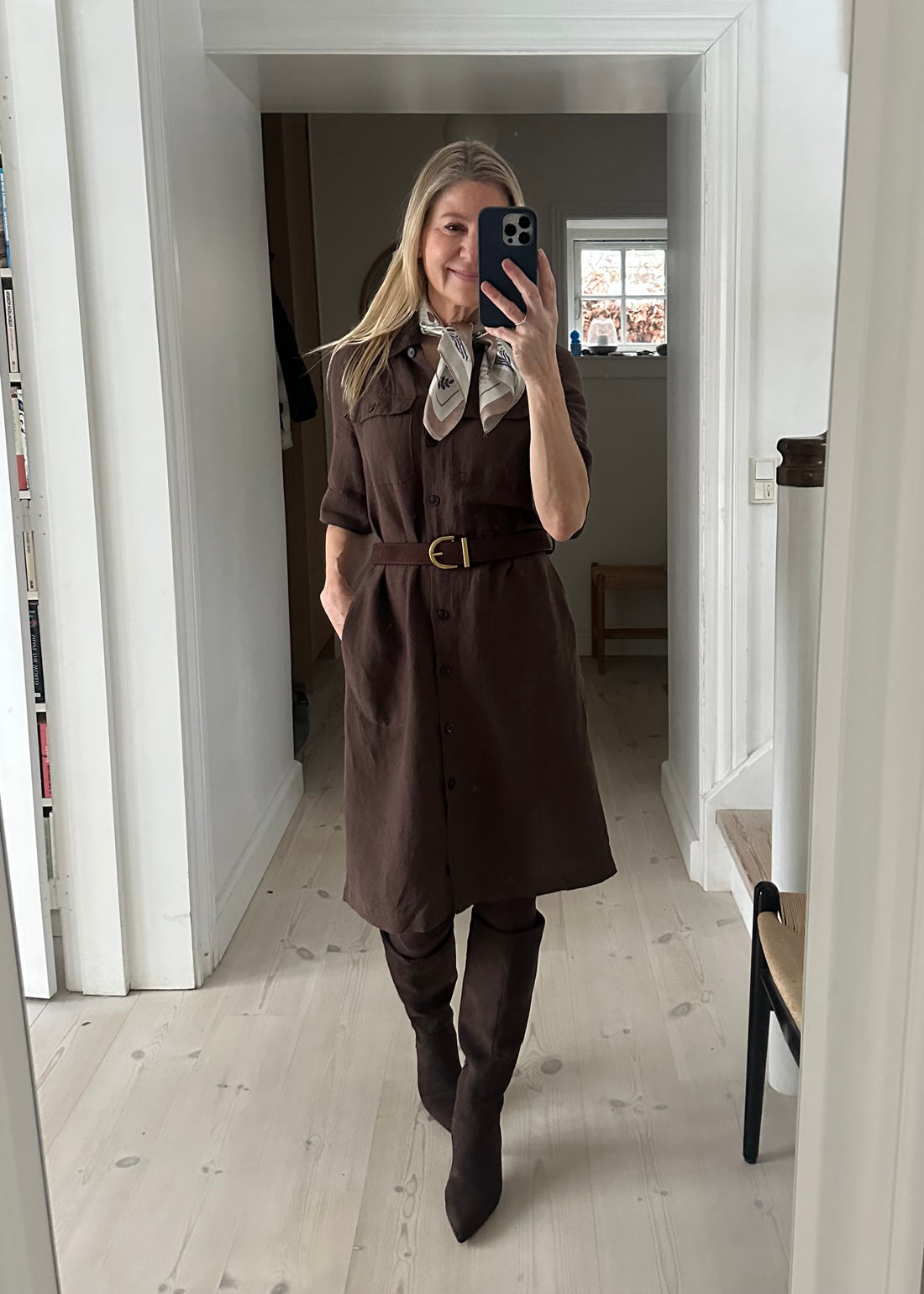 Part Two RailiPW Dress Bracken (brun)