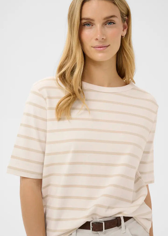 Part Two RatanaPW T-shirt French Oak Stripe