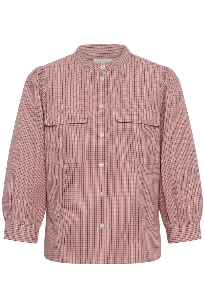 Part Two ChinettePW Shirt Brandied Apricot Check