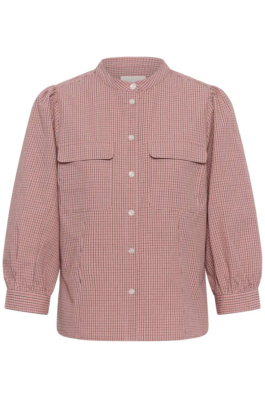 Part Two ChinettePW Shirt Brandied Apricot Check
