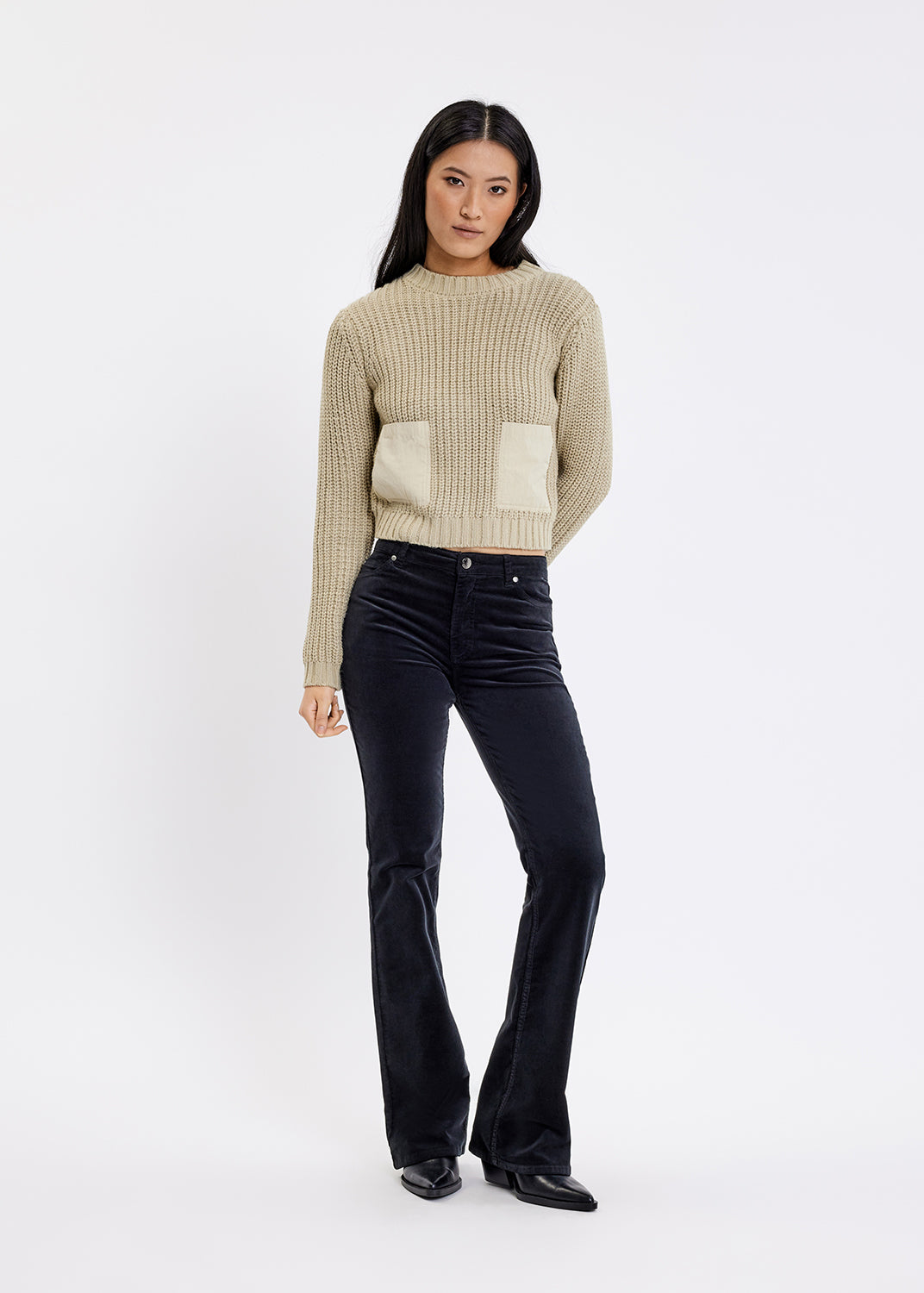 Five Units NaomiFV Pants Fine Corduroy black