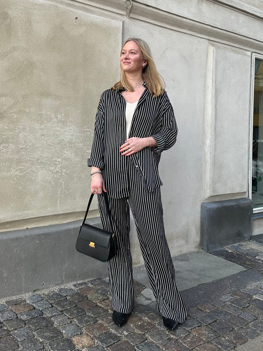 Noella Samira Pants Taya Black Stripe