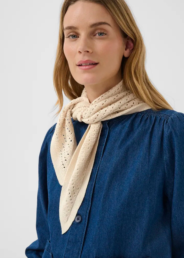 Part Two DaminePW Scarf Whitecap Gray