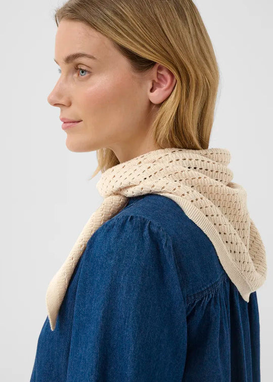 Part Two DaminePW Scarf Whitecap Gray