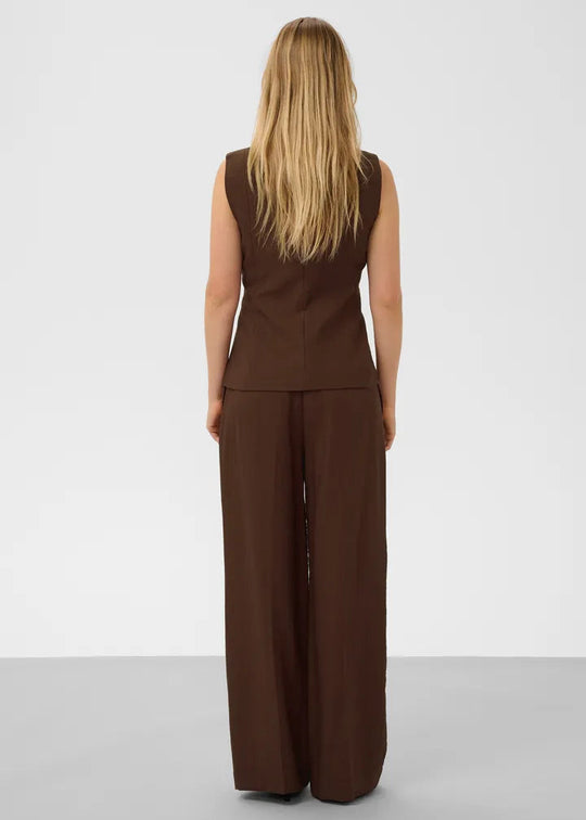 Soaked SLSemiki Waistcoat Brown Stone